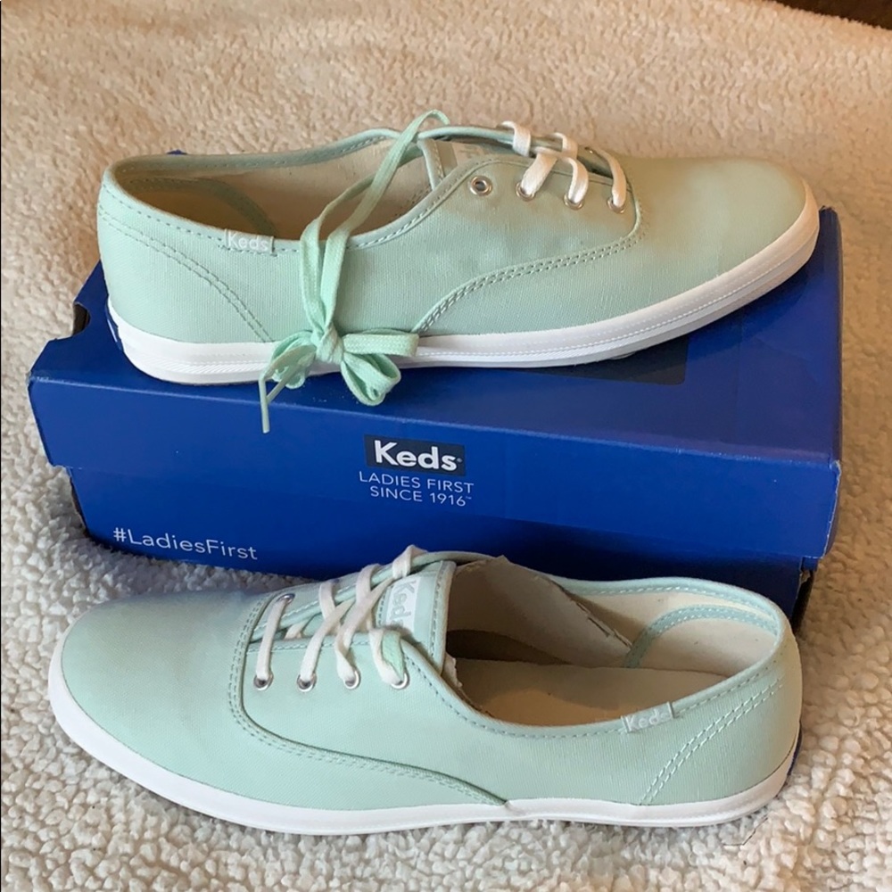 Keds 9.5 Female Champion Original Mint *Brand New*